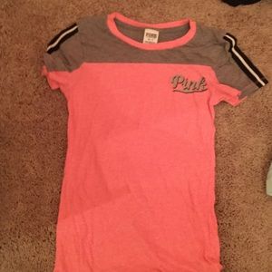 pink shirt tee-shirt from Victoria's Secret
