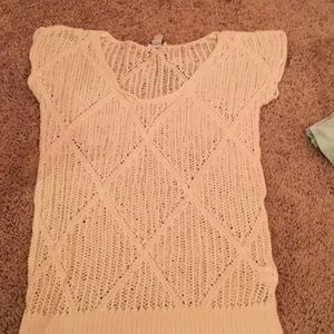 Knitted  tee-shirt from old navy (see-through)