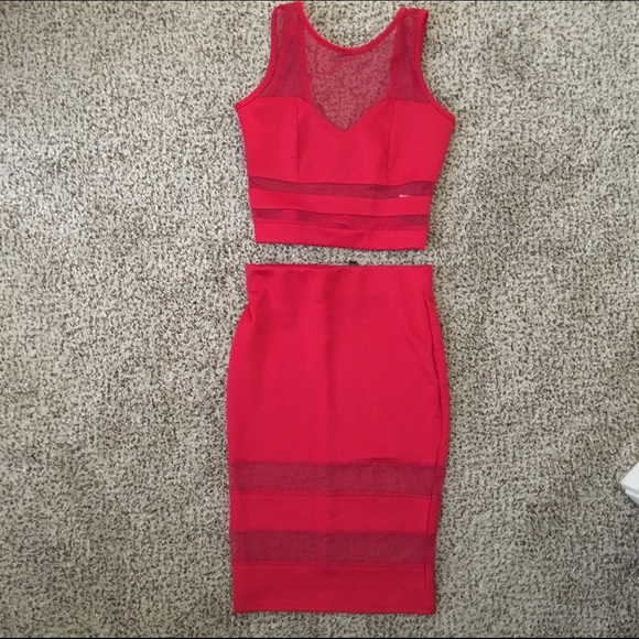 2 Pice Bodycon Dress