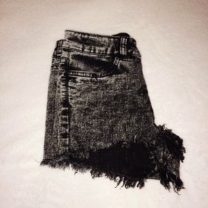 H&M Black High Waisted Shorts