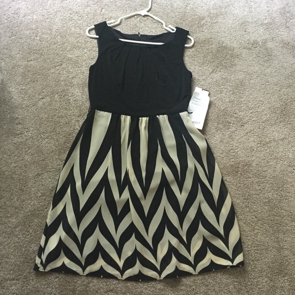 Black and Tan dress