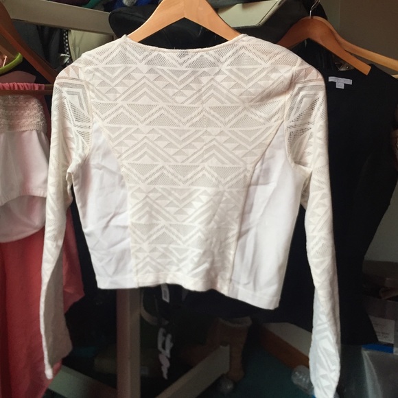 H&M cream crop top - Picture 3 of 4