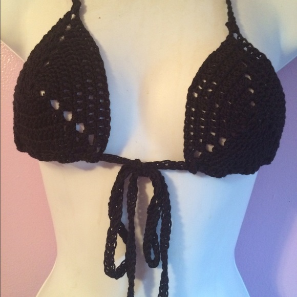 2 pice Sexy handmade crochet bikini top & bottom - Picture 3 of 3
