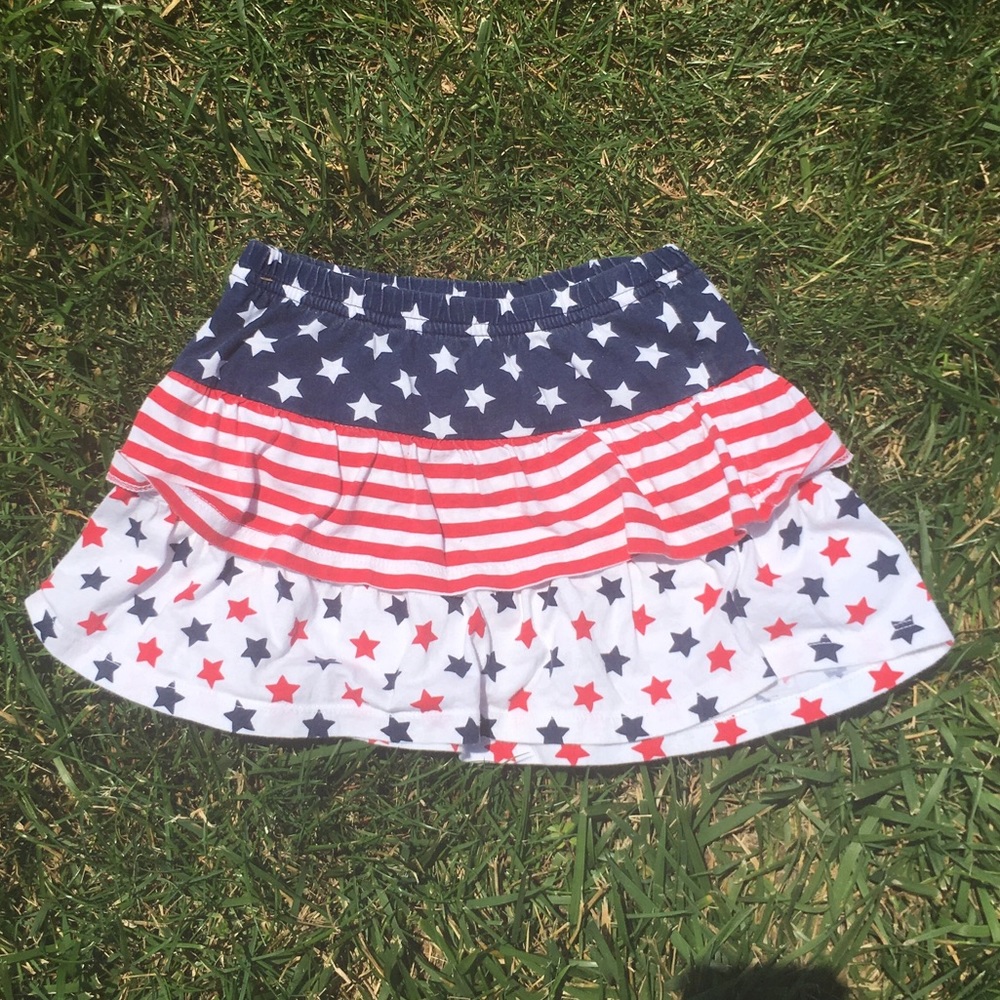 FREE! tiered patriotic Skort, size 4T