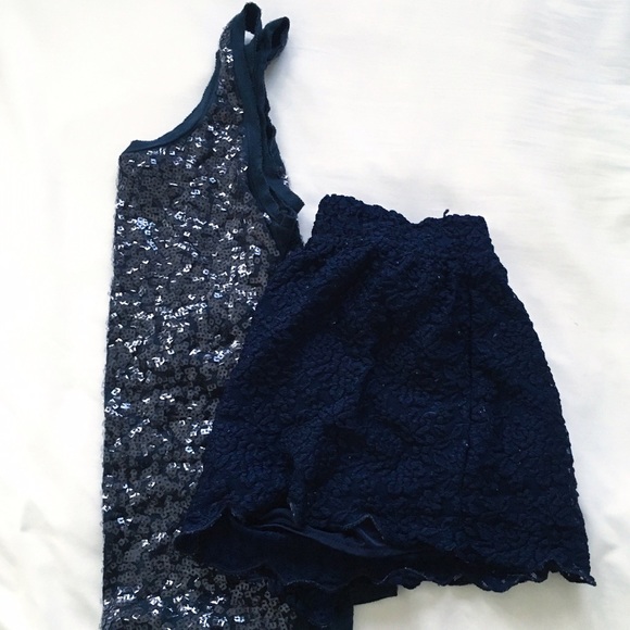 J. Crew dark blue tank top