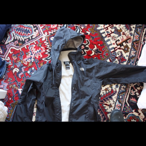 Kids north face rain jacket