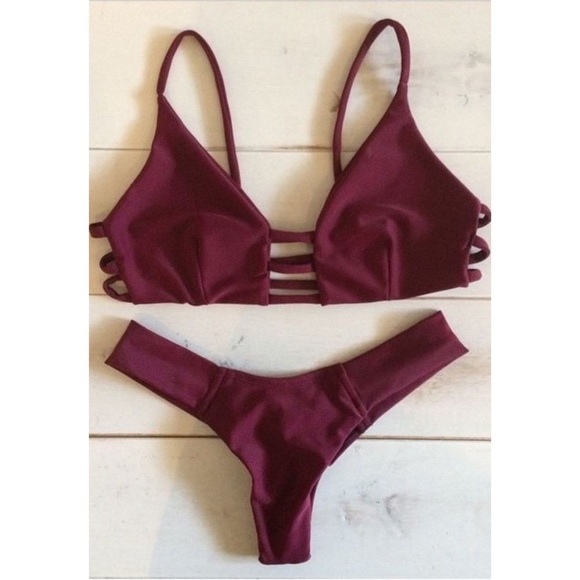 Burgundy Bikini