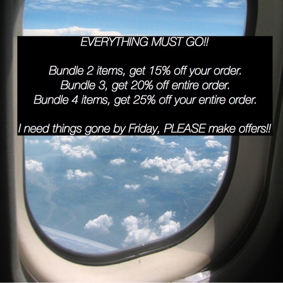 EVERYTHING MUST GO.