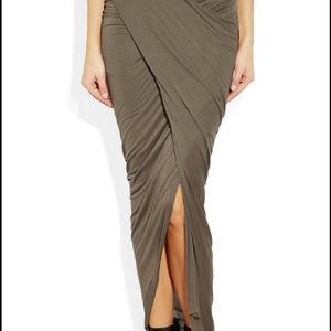 Helmut Lang asymmetrical wrap skirt