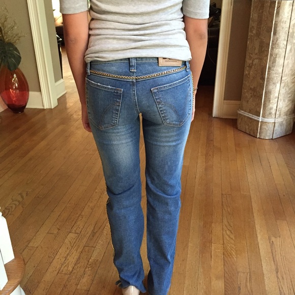 SALE 🎉D&G gold chain jeans 26 - Picture 4 of 4