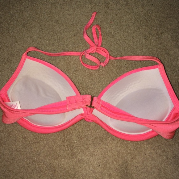 Glossy Pink push-up bikini top - Picture 3 of 3