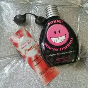 Tanning pack- lotion, glasses, and trial packet