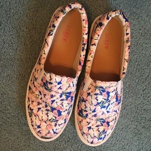 J Crew slip on sneakers