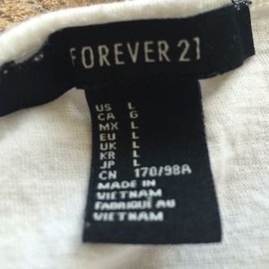 Forever 21 eggshell spaghetti top ... s