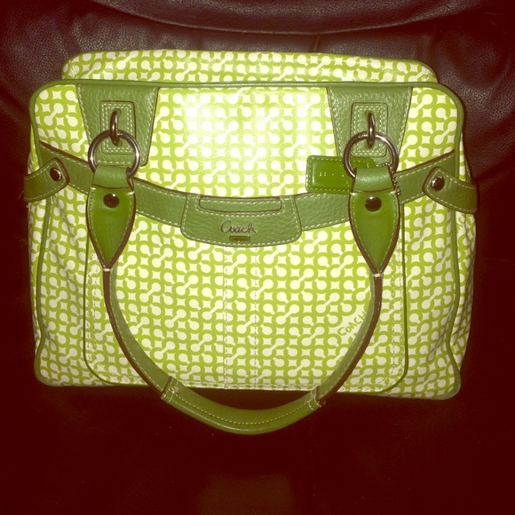 Green Coach Purse