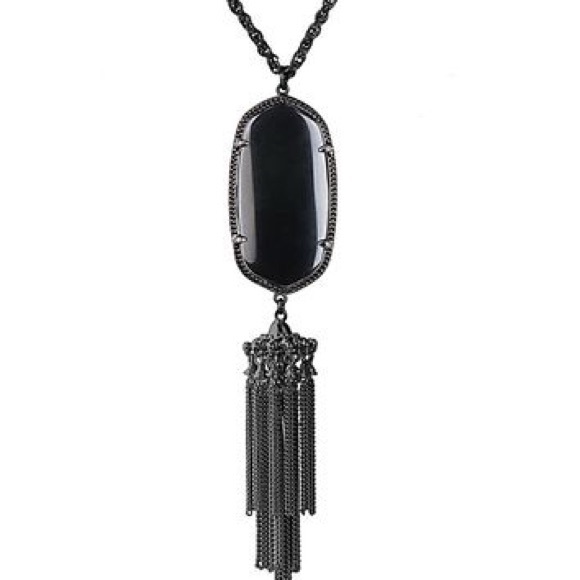 Kendra Scott Rayne Necklace - Gunmetal
