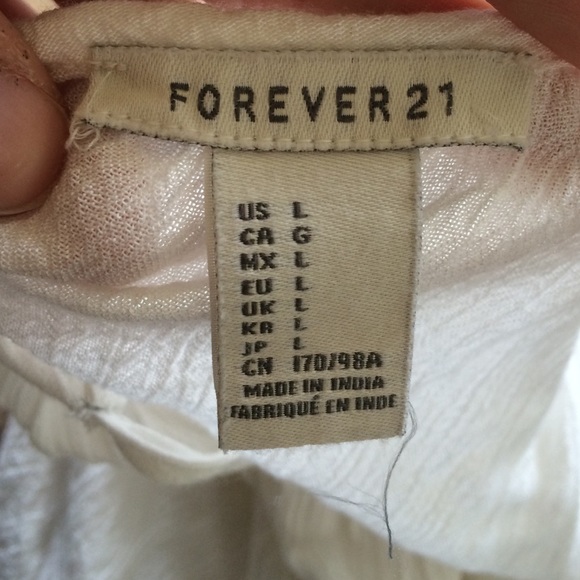 NWOT Forever 21 Cross Strap Crop Top - Picture 4 of 4