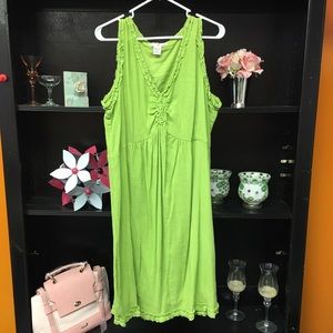 Bright Green Sundress