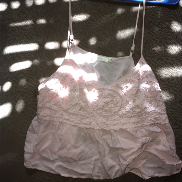 Light pink LF crop top