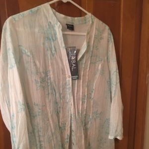 Tribal Crinkled Look Top