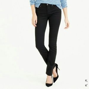 JCrew Tall matchstick jeans in black NEW