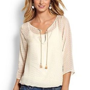 Cream blouse
