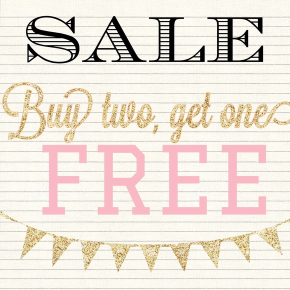 SALE! Buy 2, Get 1 FREE!