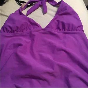Purple bathing suit