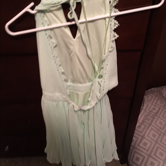 A backless dress from buckle