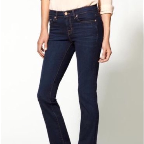 J Brand Low Rise Cigarette Leg Jean