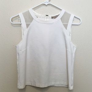 White Crop top