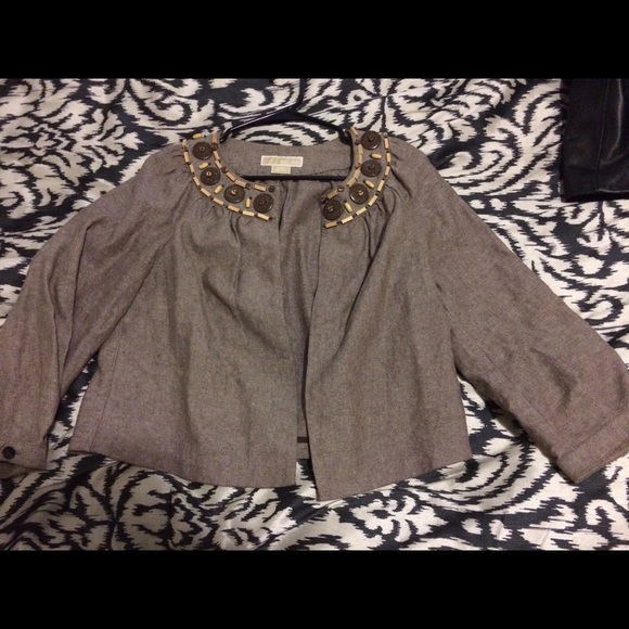 Barely worn brown Michael Kors blazer