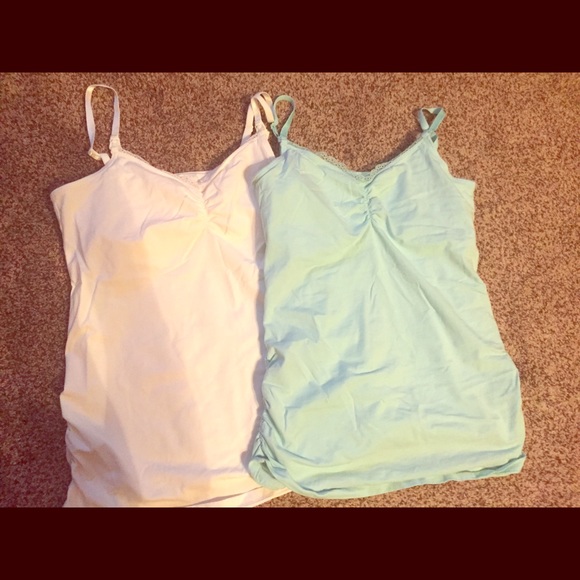 Set of 2 Motherhood Maternity Nursing Tanks