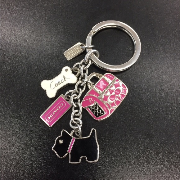 Coach Accessories - Coach Scottie Dog Pink Keychain