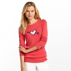 Lilly Pulitzer heart sweater