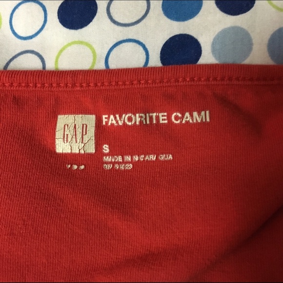 Gap red and white striped cami - Picture 2 of 4