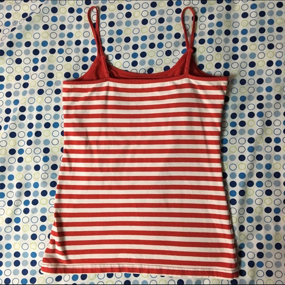 Gap red and white striped cami - Picture 3 of 4