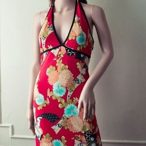 The Blue Age summer halter dress