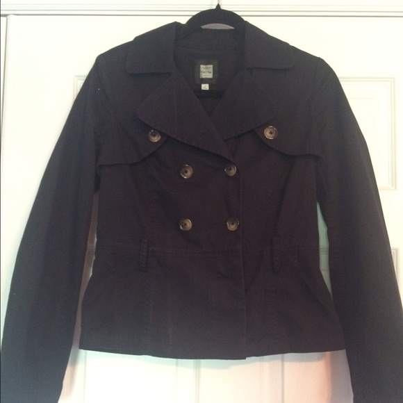 Black Peacoat by Old Navy