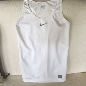 Nike White Workout Tanktop sz XS