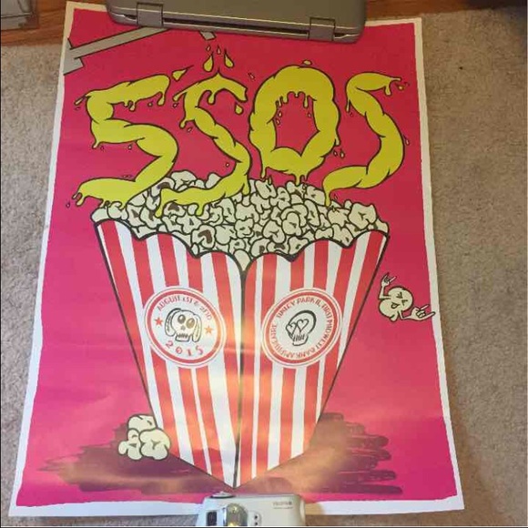 5sos Tinley Park Tour Poster