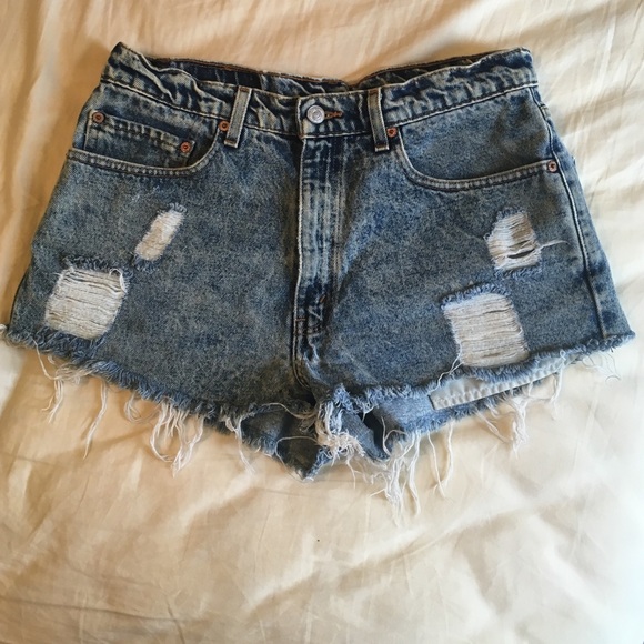 Relaxed Fit Levis Jean Shorts