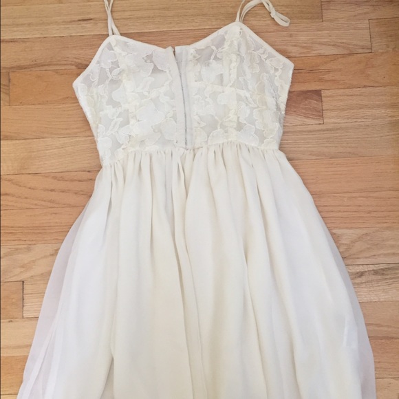 Fit and flare lace dress