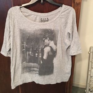 Cute Audrey Hepburn T shirt! Medium