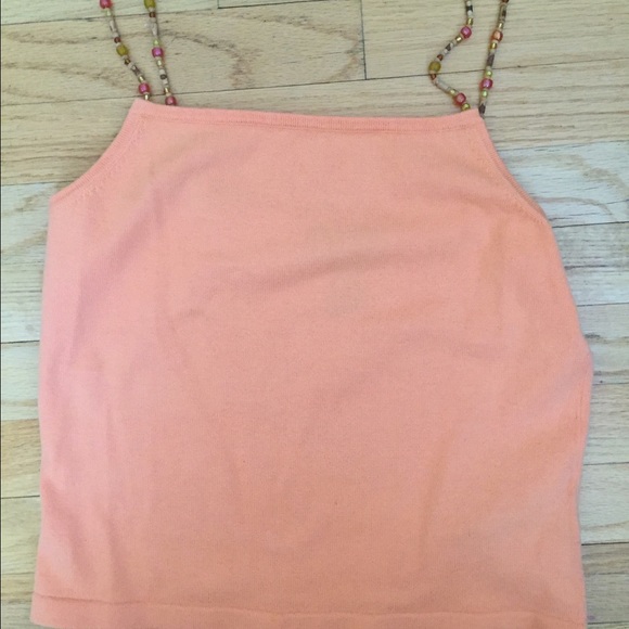 Ralph lauren tank with beaded straps