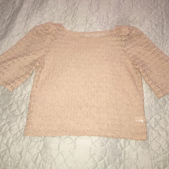 Sheer crop top