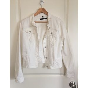 J.brand distressed white jean jacket