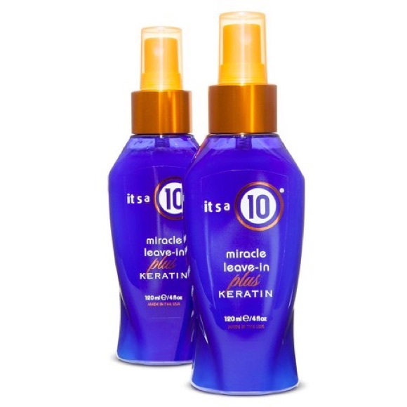 It's a 10 miracle leave in product with keratin x2
