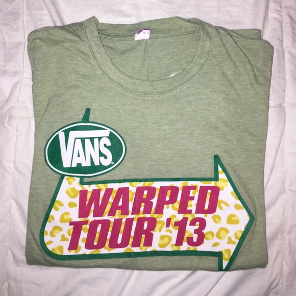 NEVER WORN! Vans 2013 warped tour tee