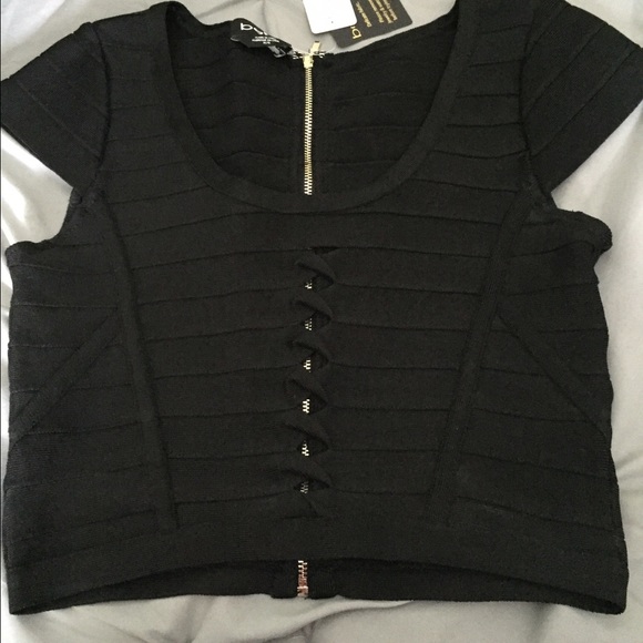 Bebe bandage crop top